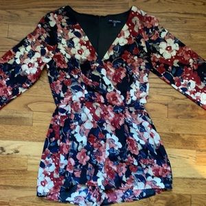 Fall long sleeve romper